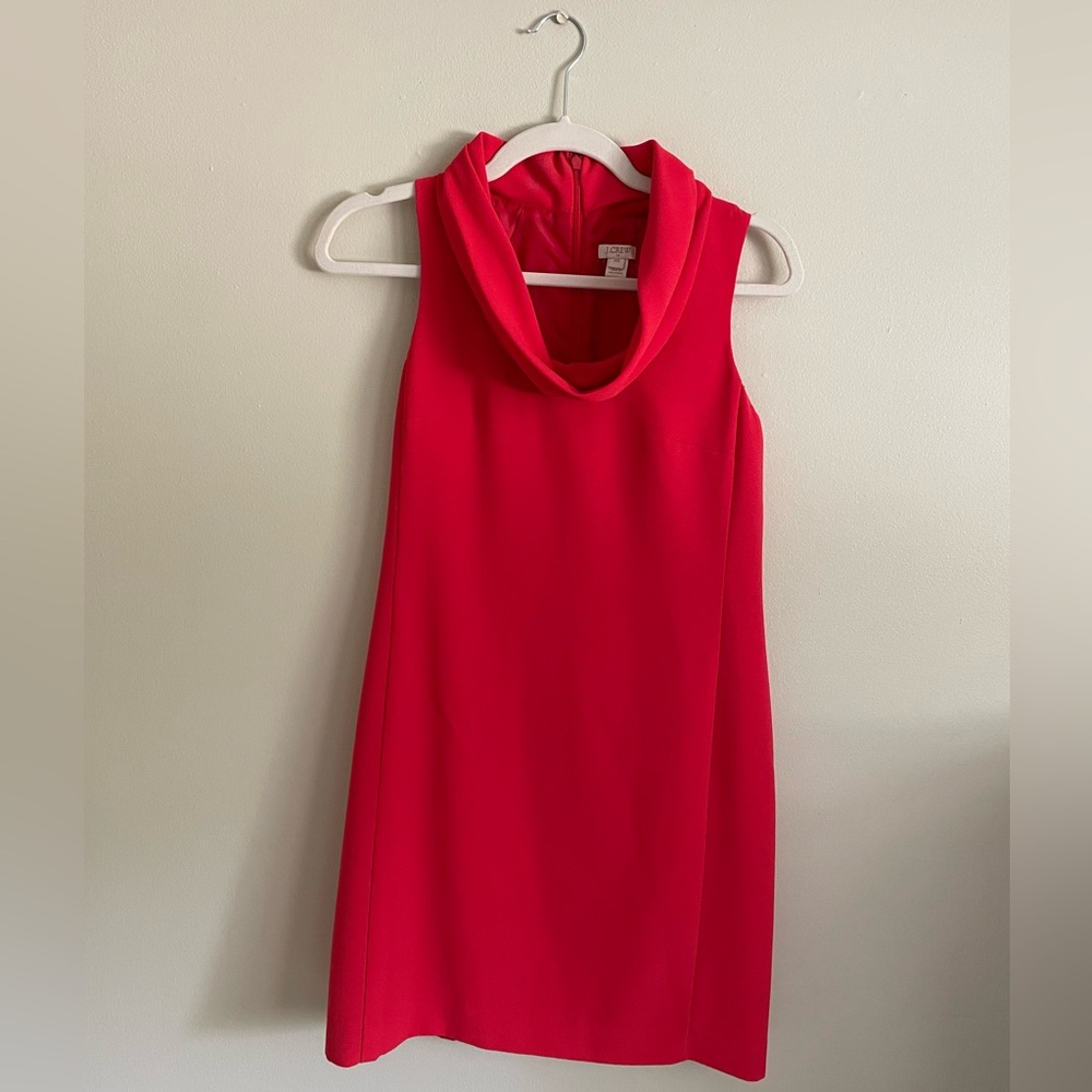 J. Crew red mini dress